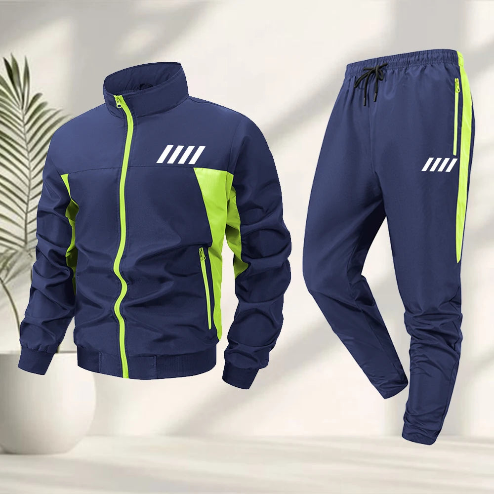 Conjunto de hombre con Detalles y pantalón deportivo.