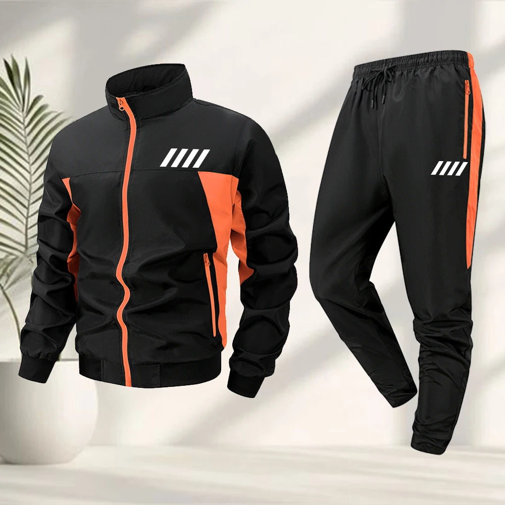 Conjunto de hombre con Detalles y pantalón deportivo.