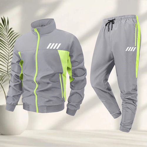 Conjunto de hombre con Detalles y pantalón deportivo.